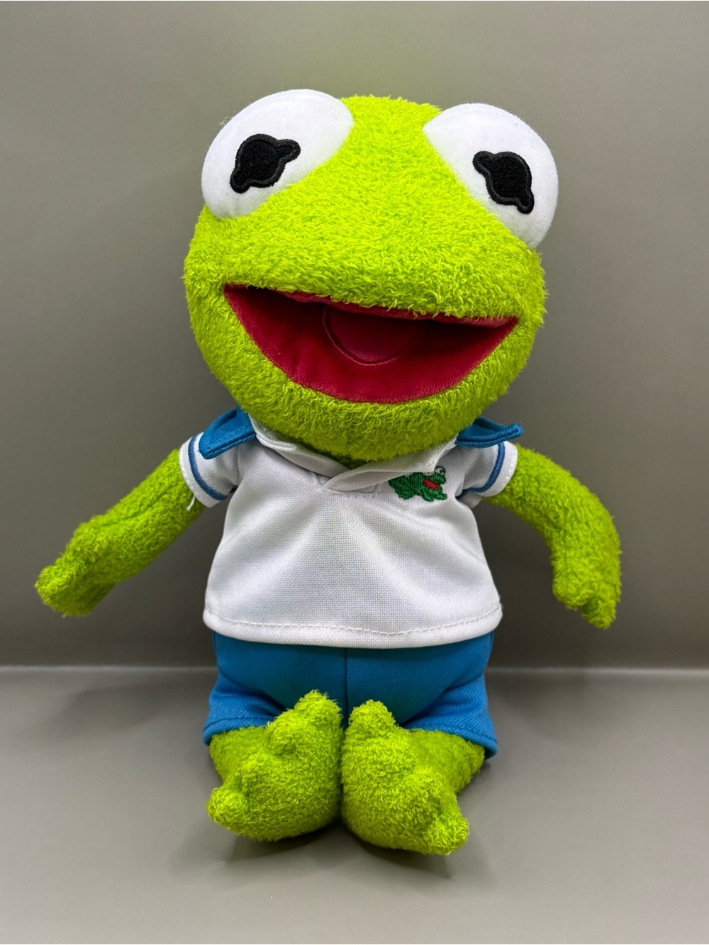Disney Store Muppet Babies Kermit the Frog Plush Stuffed Animal